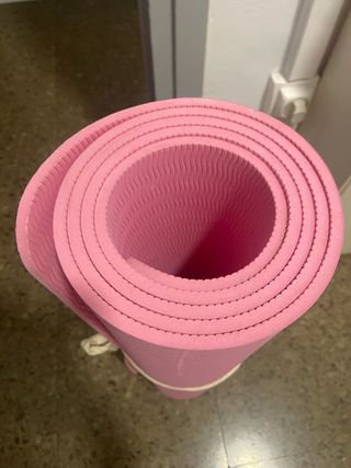 Esterilla de yoga rosa
