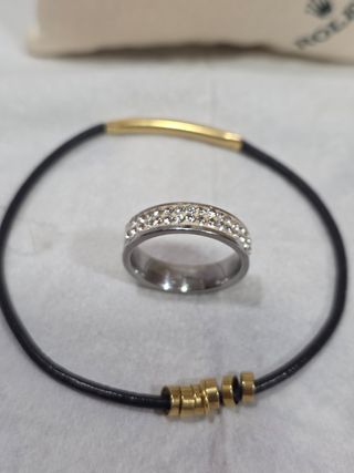Pulsera y Anillo el anillo ACERO se regala 