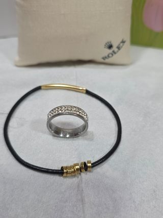 Pulsera y Anillo el anillo ACERO se regala 