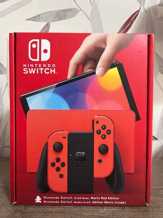 Nintendo Switch OLED Edición Mario Roja