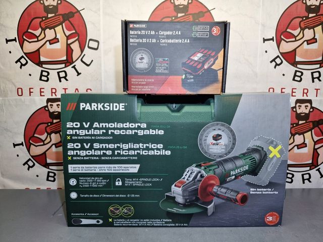 Amoladora Angular 20V PARKSIDE NUEVA