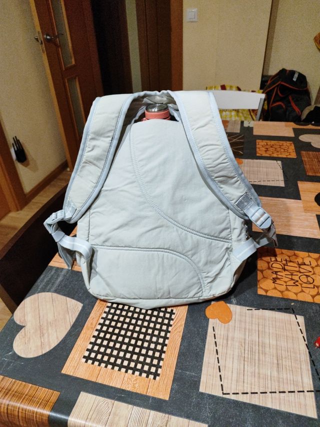 Mochila Decathlon Gris Clara