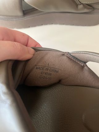 Sandalias verdes tiras cruzadas