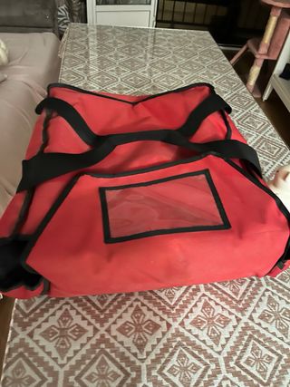 Mochila Isotérmica Roja para Reparto