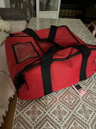 Mochila Isotérmica Roja para Reparto