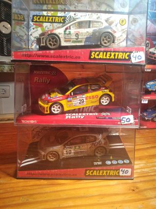 Peugeot 206 SCX Rally Scalextric
40€ por unidad