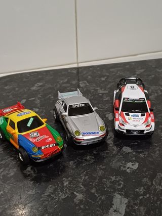 Scalextric 5 cochés