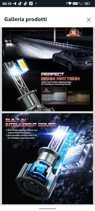 Fari LED Auto Car Work Box 60w 6000k