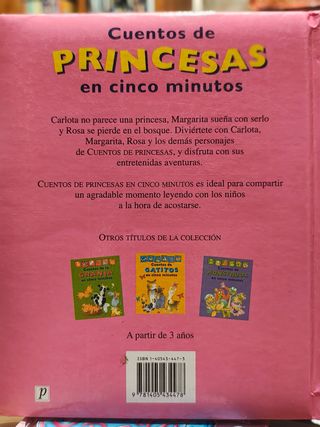 CUENTOS DE PRINCESAS EN CINCO MINUTOS 
