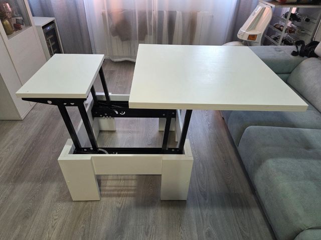 Mesa elevable y abatible