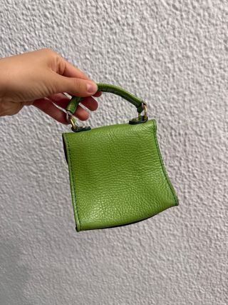 Bolso Mini Cuero Original Verde