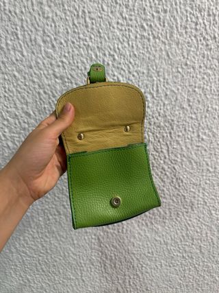 Bolso Mini Cuero Original Verde