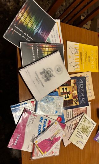Lote Libros Conservatorio Música Diversos Cursos
