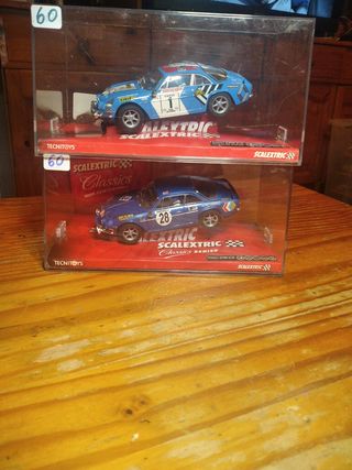 2 Coches Scalextric Renault Alpine
Cada coche 55€