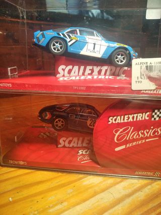 2 Coches Scalextric Renault Alpine
Cada coche 55€