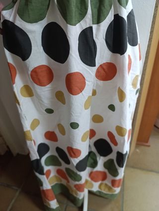 Mono largo estampado lunares