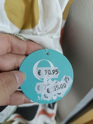 Mono largo estampado lunares