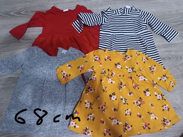 Lote vestidos bebé niña 6-12 meses