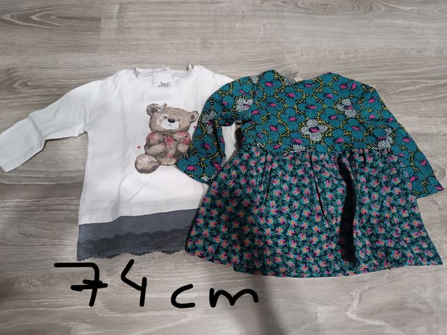 Lote vestidos bebé niña 6-12 meses