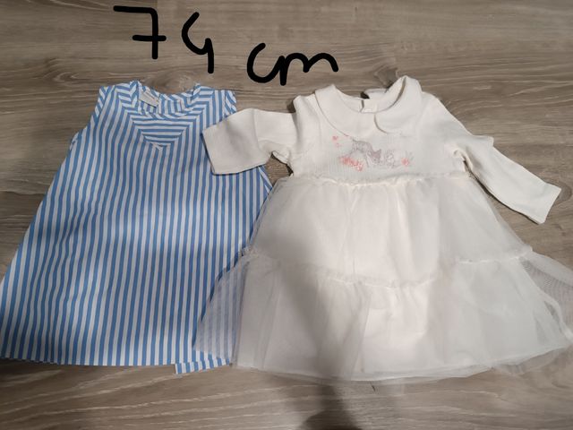Lote vestidos bebé niña 6-12 meses