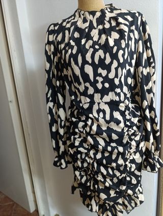 Vestido estampado animal print