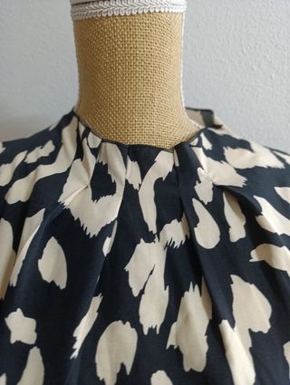 Vestido estampado animal print