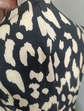 Vestido estampado animal print