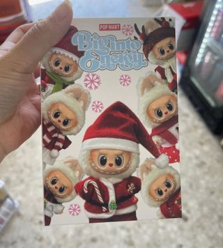 PopMart labubu Peluche Christmas edition blind box