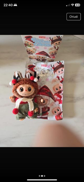 PopMart labubu Peluche Christmas edition blind box