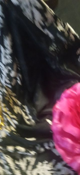 Vestido negro y blanco para evento