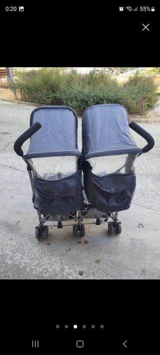 Silla de paseo gemelar.