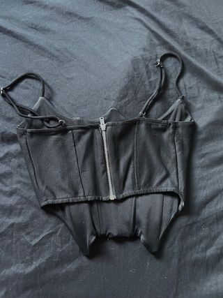 Top Corset Negro