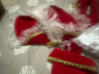 Vestito Veneziano Bambina Rosso e Bianco