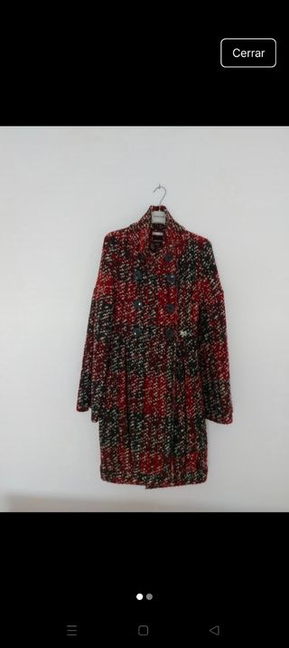 Abrigo lana Miss Sixty rojo