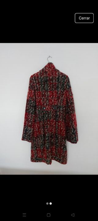 Abrigo lana Miss Sixty rojo