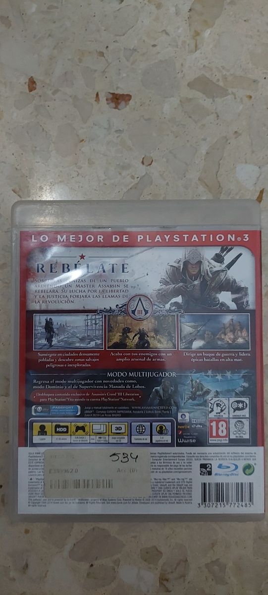 Assassin's Creed III PS3 Essentials