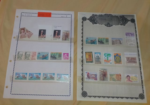 Lote de filatelia a identificar.