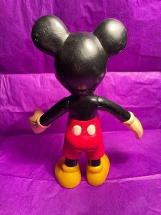 figura Mickey Mouse Vintage goma dura 