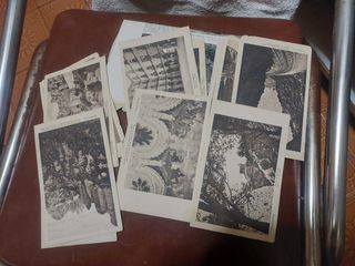 Lote Postales Antiguas Montserrat BCN