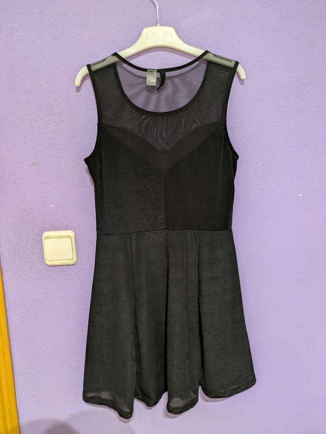 Abito in rete nero H&M