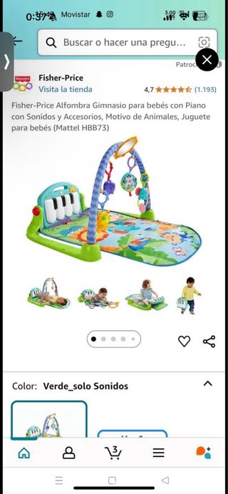 Gimnasio Piano Bebé Fisher-Price