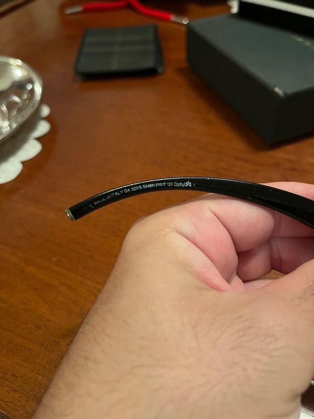 Occhiali da sole Giorgio Armani neri