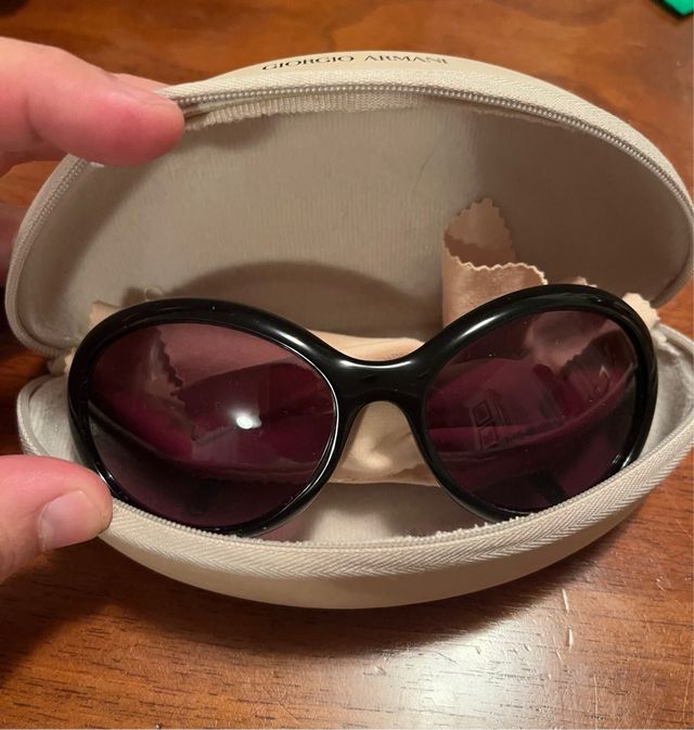 Occhiali da sole Giorgio Armani neri