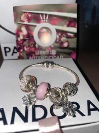 Pulsera Pandora con 6 Charms