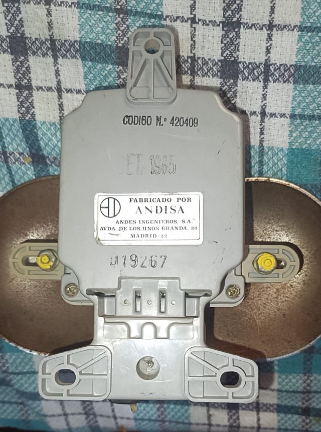 Antiguo timbre de campana Andisa. 1985.