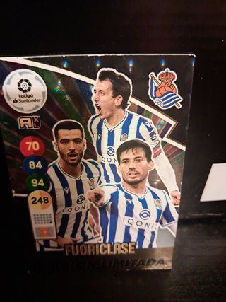 Cromo Real Sociedad Fuoriclasse Adrenalyn