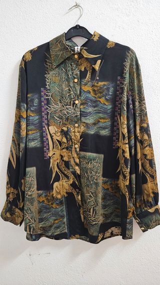 Blusa Retro Estampada