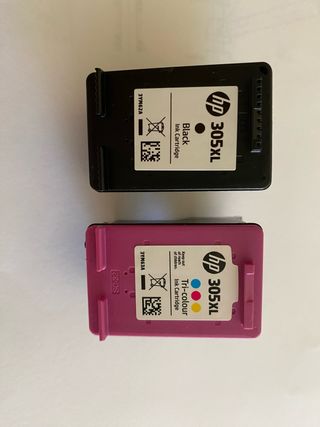 Cartuchos Tinta HP 305XL Negro y Tricolor