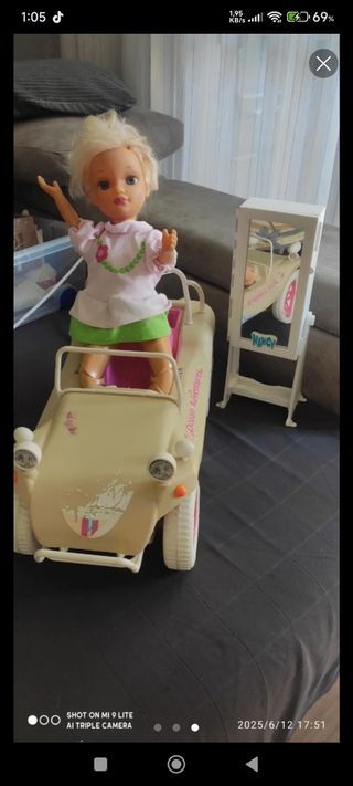 Muñeca Nancy Articulada con Coche Ocean Adventures