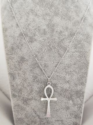 Collar Cruz de la Vida Plata